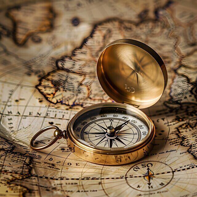 compass depicting vastu directions